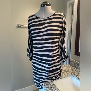 Calvin Klein multi print dress